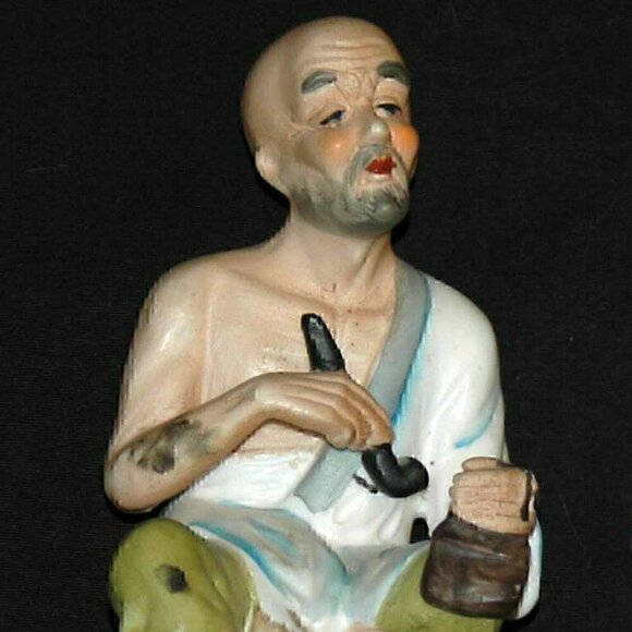 Old Man Woman Ceramic Porcelain  Figurines Vintage - Picture 3 of 8